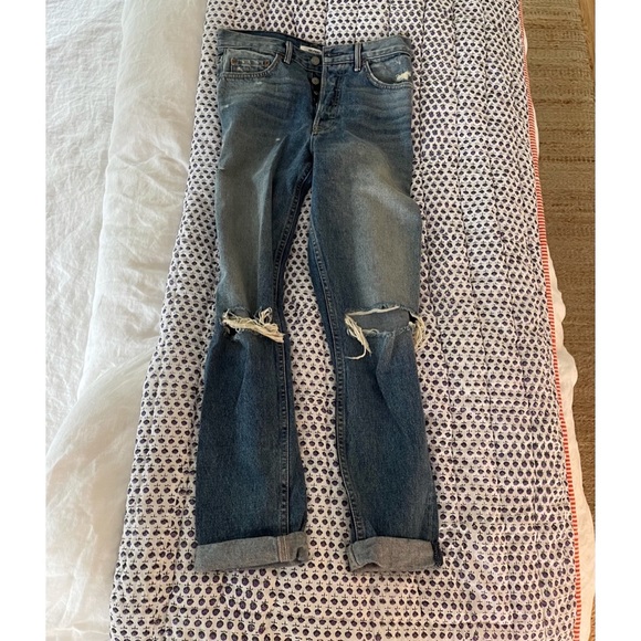 GRLFRND Distressed High Rise Skinny Jean - Picture 7 of 8